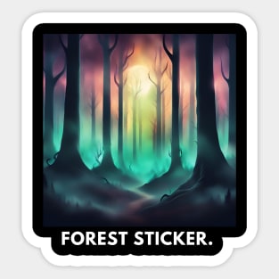 Forest lover Sticker